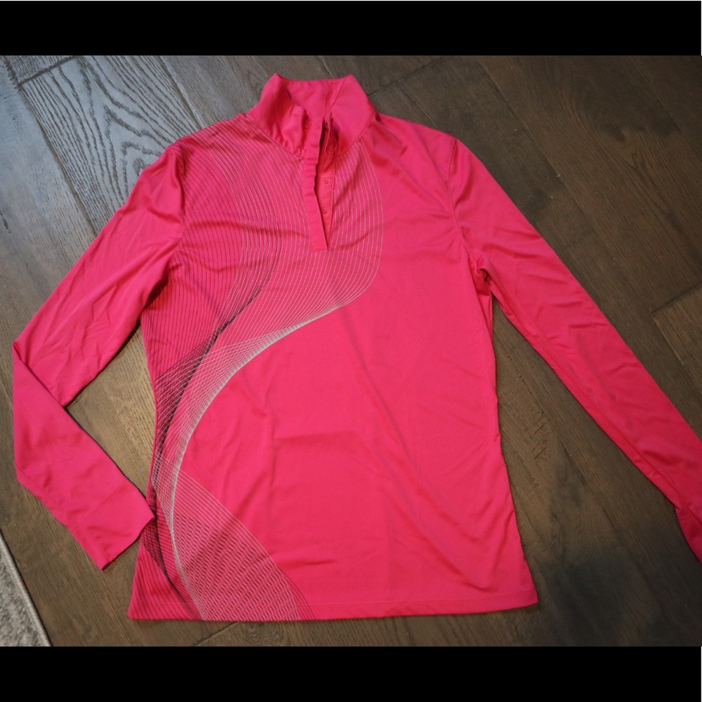 Callaway Hot Pink Long-sleeve Top